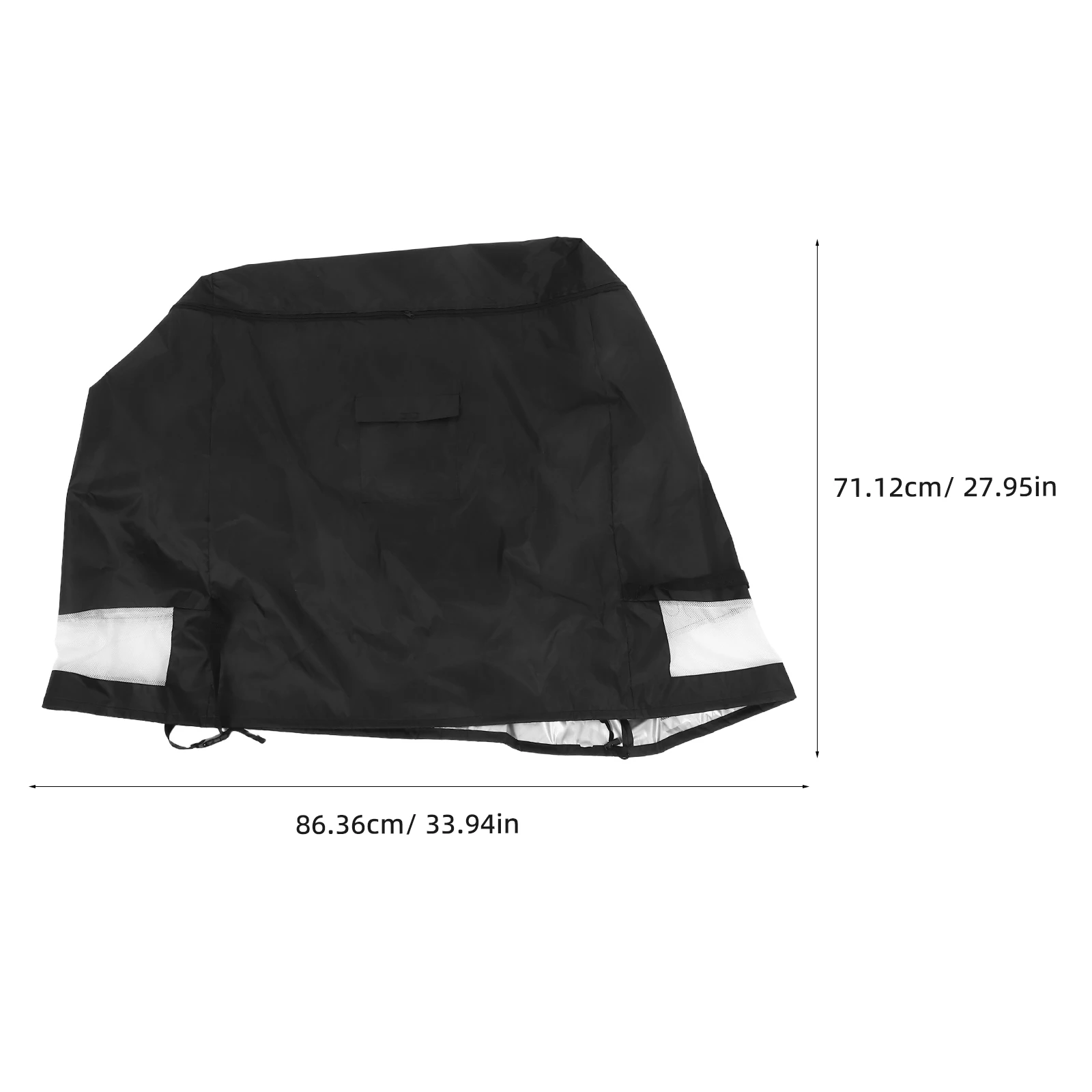 غطاء الفريزر المستقيم قماش أكسفورد مقاوم للماء انغلق حامي في الهواء الطلق داخلي الوقوف الفريزر الحطام الغبار التهوية