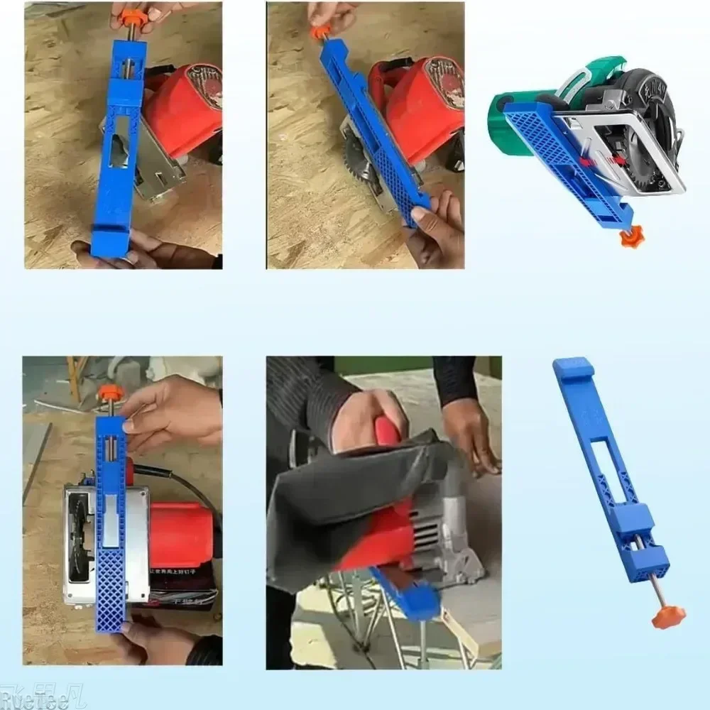 Circular Saw Guide Adjustable Cutting Machine Base Guide Track Guides Saw Guide for Circular Saw Woodworker Tool Accessories