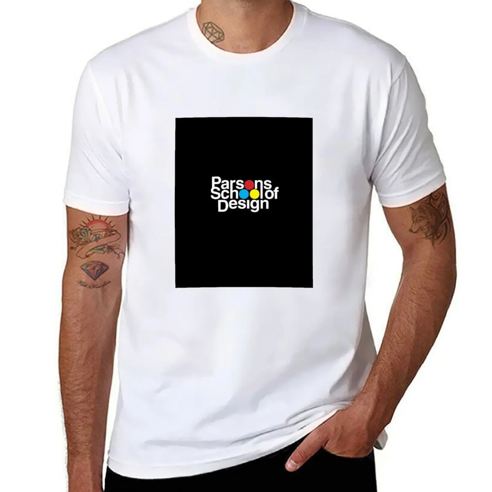 

Parsons School of Design (1980s Logo) Graphic T-Shirt t shirts for man graphic funny man t shirts graphic T-Shirt