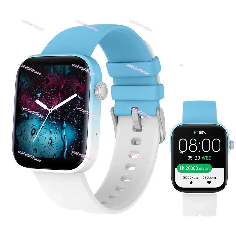 P43 smart watch sleep photo music sports push music weather search watch flip wrist bright screen do not disturb blood oxygen