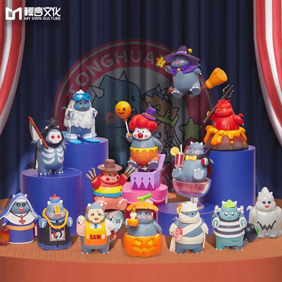 HIPLAY MR.BONE Fairytale Town Dirty Dragon Little Monster Theater Blind Box Figure