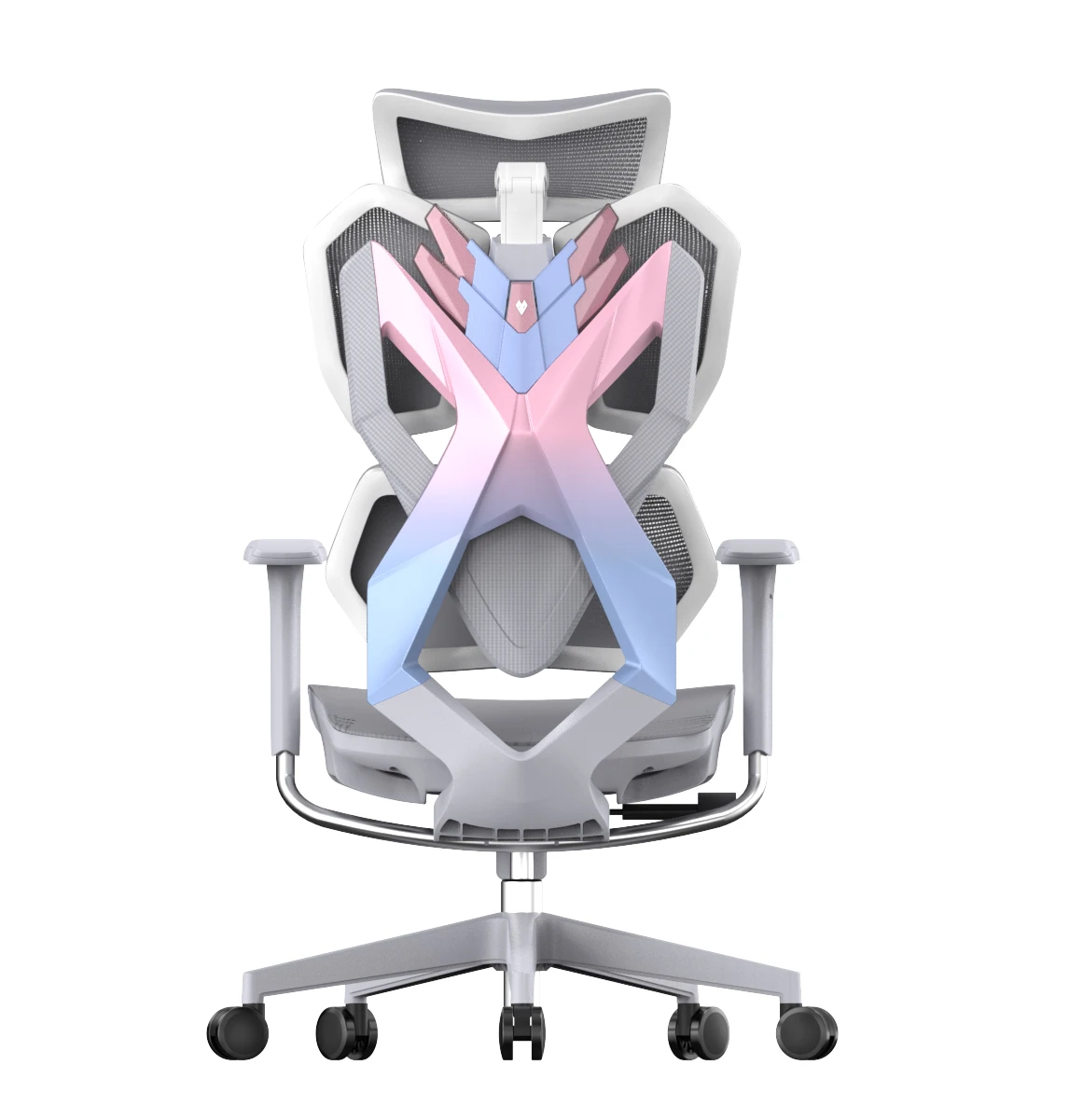 Double-Jointed Adjustable Headrest Pink Cute Computer Game Chairs Ergonomic Mesh Chair Gaming for Women