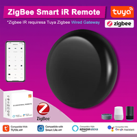 Tuya Zigbee IR Remote Control Smart Life APP Replace TV DVD AUD AC Remote Work with Alexa Google Assistant need Zigbee Wire Hub
