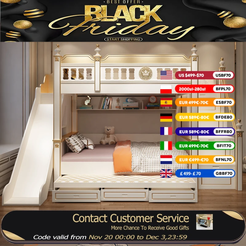 

Sleeping Frame Kids Beds Decoration Comforter Modern Style Bedroom Children Beds Design Safety Litera Infantil Kids Furniture