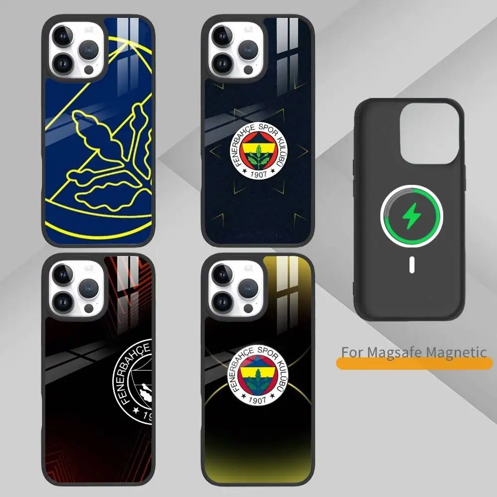 

Cool O-Turkey Fenerbahce-s Pattern Phone Case For iPhone 17,16,15,14,13,Pro,Max,Plus,Magnetic For Magsafe Wireless Charging