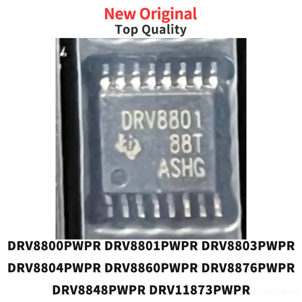 (5 Pcs) DRV8800PWPR DRV8801PWPR DRV8803PWPR DRV8804PWPR DRV8860PWPR DRV8876PWPR DRV8848PWPR DRV11873PWPR HTSSOP Original New