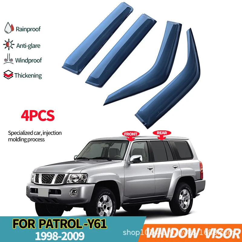 

Suitable for Nissan Patrol Y61 rain shield rain eyebrow Nissan patrol y61Window visors