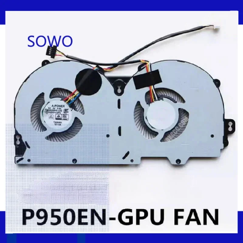 NEW Original CPU Fan radiator for Clevo P950 P950HP P950HR P950ER P950EN Laptop GPU Cooling Fan Cooler Fan Heatsink Cooler