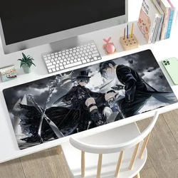 Anime Black Butler Mousepad Tappetino per mouse da gioco grande LockEdge Tappetino per scrivania da tavolo per tastiera per computer ispessito