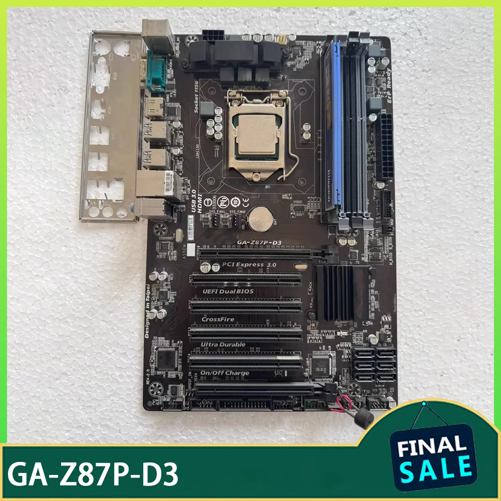

Motherboard LGA1150 HDMI GA-Z87P-D3
