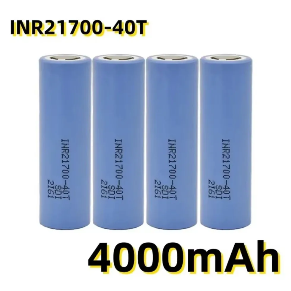 Originální baterie INR 21700-40T 4000mAh 21700 4000mAh 30A 40T 3,7V Lithium-iontová baterie s vysokým vybíjením/velkou kapacitou - náhled 2