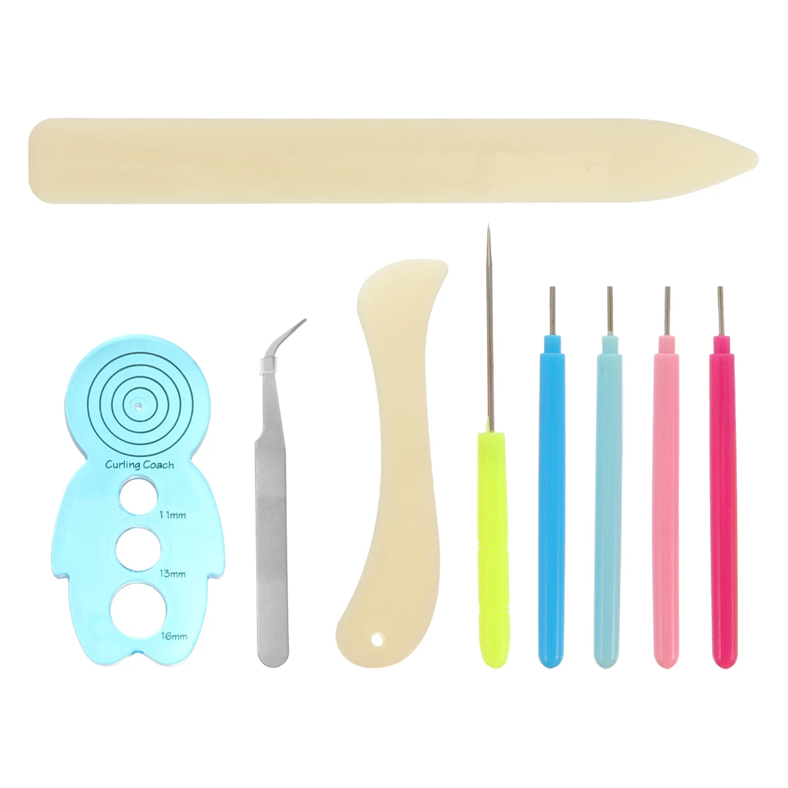

9Pcs Paper Quilling Set Rolling Needle Pens Slotted Curling Tool Kit DIY Craft Art Project Paper Quilling Set Curling Needle Pen