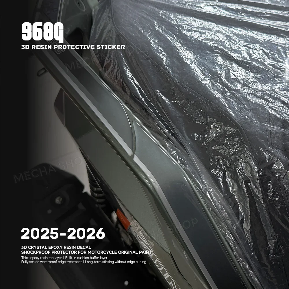 For Zontes 368 G 2025 2026 Stickers Passenger Handlebars 3D Scooter Decal Waterproof