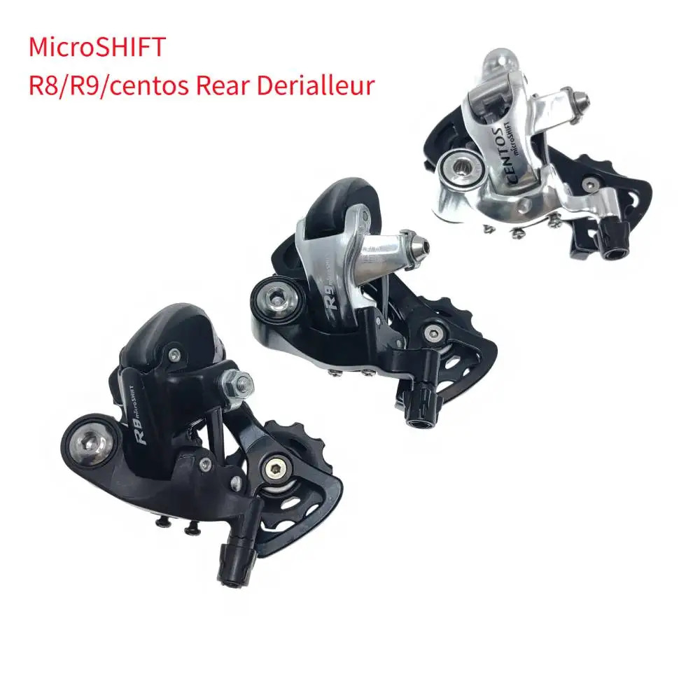 MicroSHIFT Bicycle Rear Derailleur R8/9 /10 Speed centos Road Bike Bicycle SS Short Cage GS Medium Cage Bike Accessories Parts