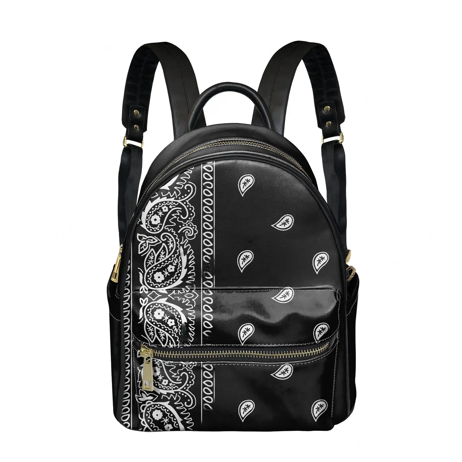 

Bandana Paisley Culture Design Backpack Womens Men Personalized Double Shoulder Bag Business Travel Bookbag Rucksack Daypack