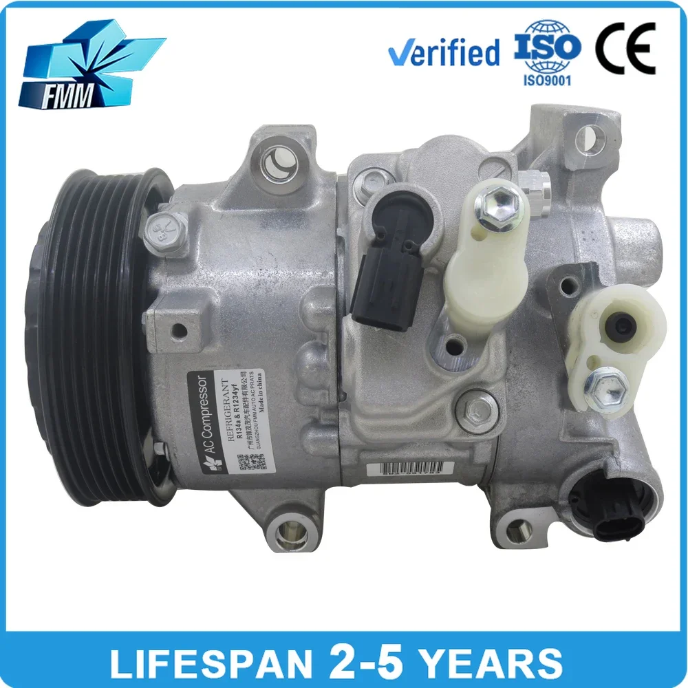 

TSE14C Car AC Compressor for Toyota Corolla 8831068031 8831002711 CG4472809060 CG447150-4840 447260-3373 883106-8030 8831002711