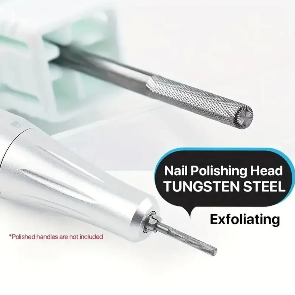 1個 タングステン鋼ネイルドリルビット 3XF ネイルファイル ジェルポリッシュ除去 バリ取り 電動マシン用 キューティクルクリーンツール