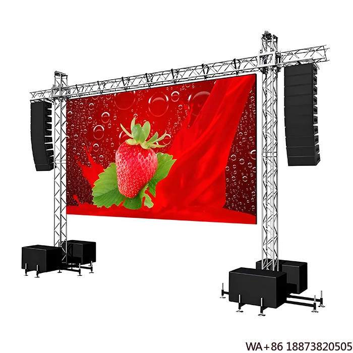 

LED Display Ultra High Brightness Waterproof Outdoor Rental Advertising Screen Digital Signage
