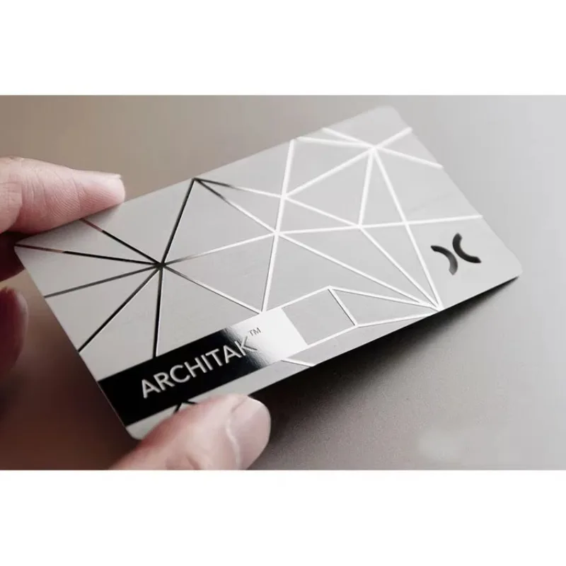 

Custom Company Professional Manager Metal Stainless Steel Business Card