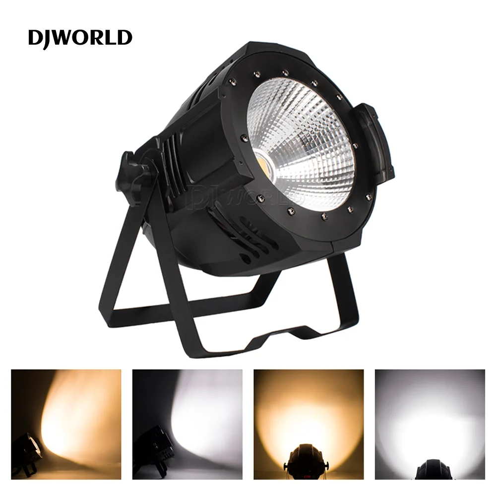 

200W LED Par COB Aluminum Alloy Light Cool Warm White Lighting DMX512 Control Light Professional DJ Stage Wedding Party Lighting