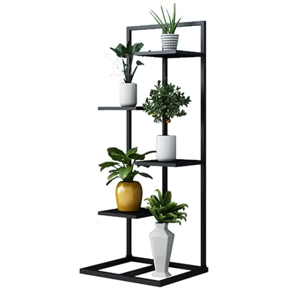 

Многоуровневая металлическая подставка для растений с демонстрацией бонсай в горшках для дома и окна