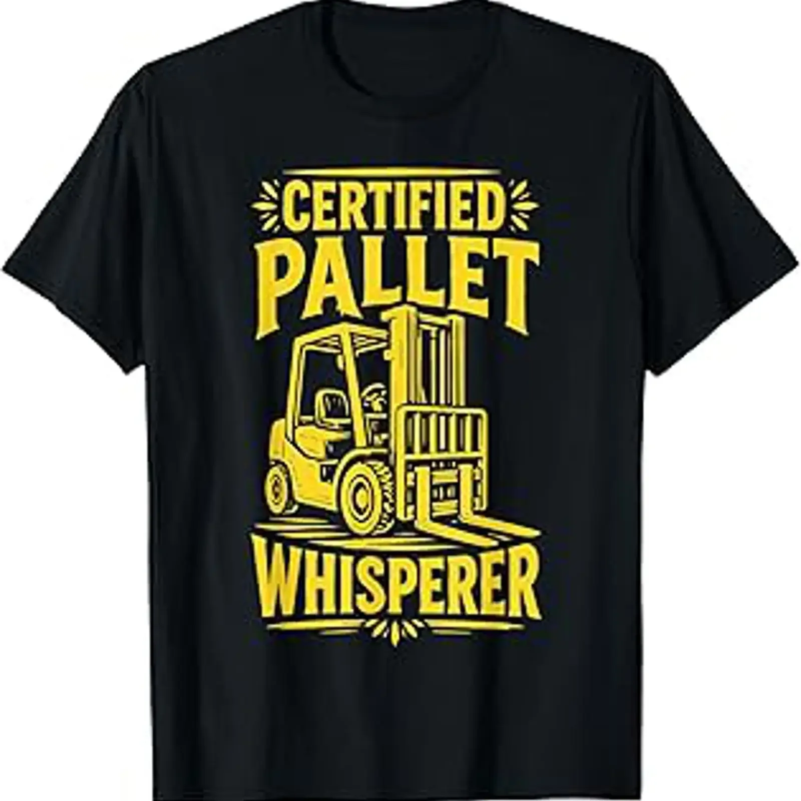 Funny Forklift Operator Pallet Stacker Driver T Shirt vintage Washed Soft streetwear Breathable homme Unisex Versatile