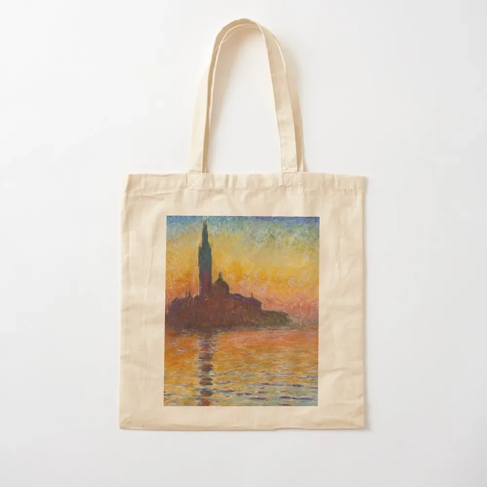 

Claude Monet - San Giorgio Maggiore at Dusk (1908) Tote Bag Gift bag supermarket folding bag