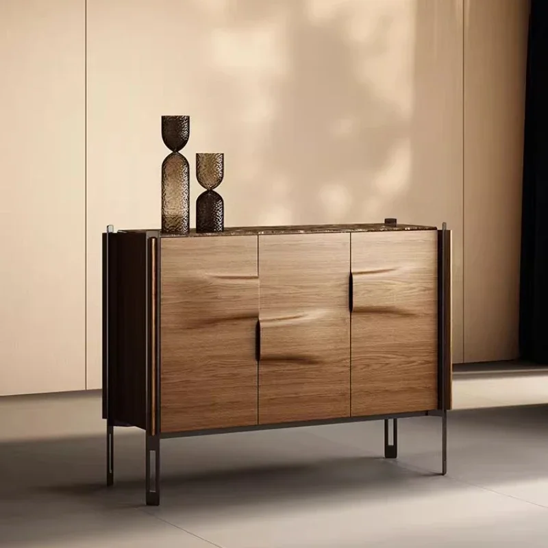 

Entrance cabinet light luxury high-end storage cabinet villa living room locker