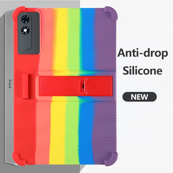 

For Tabwee T60 Pro T60Pro 13.4 inch Shockproof Silicone Case Cover With Stand Protective Tablet Shell
