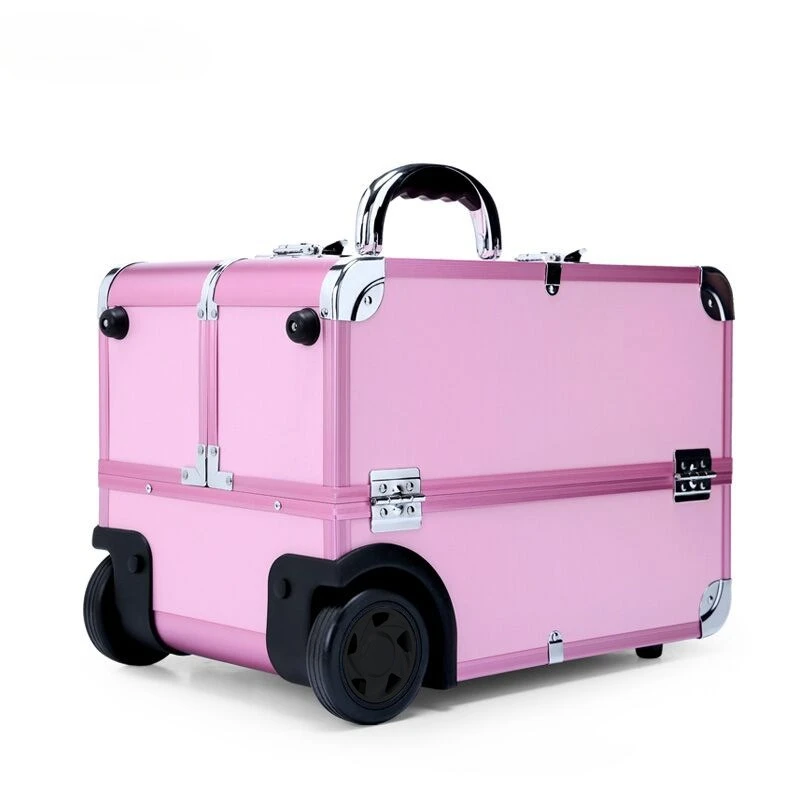 Cosmetic case Tie rod Semi-permanent tattoo embroidery toolbox Makeup multi-layer large-capacity multi-layer beauty case