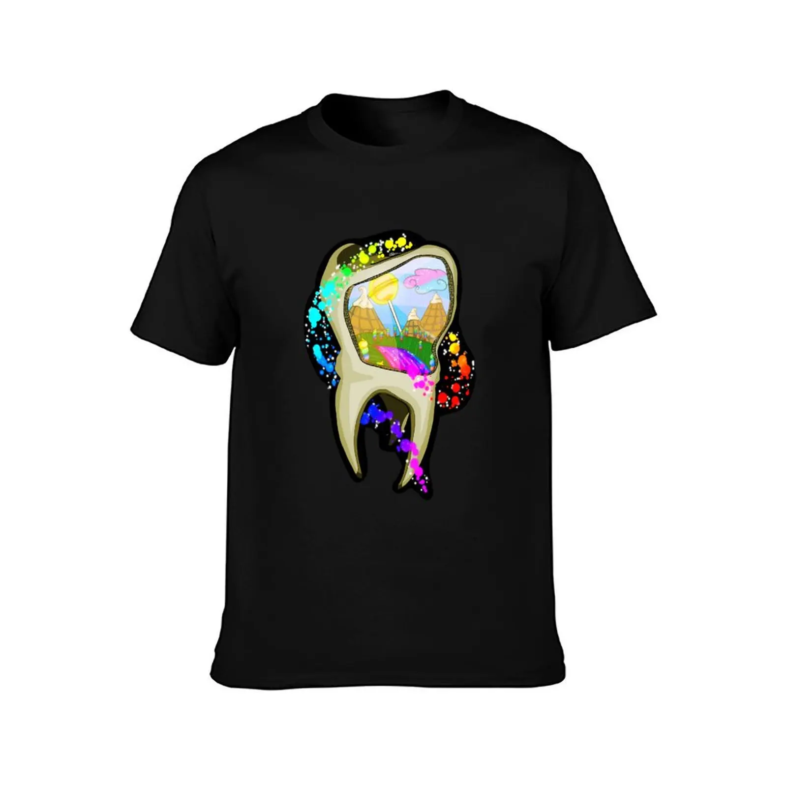 Sweet Tooth T-Shirt Plus Size Gym Sports T-Shirt
