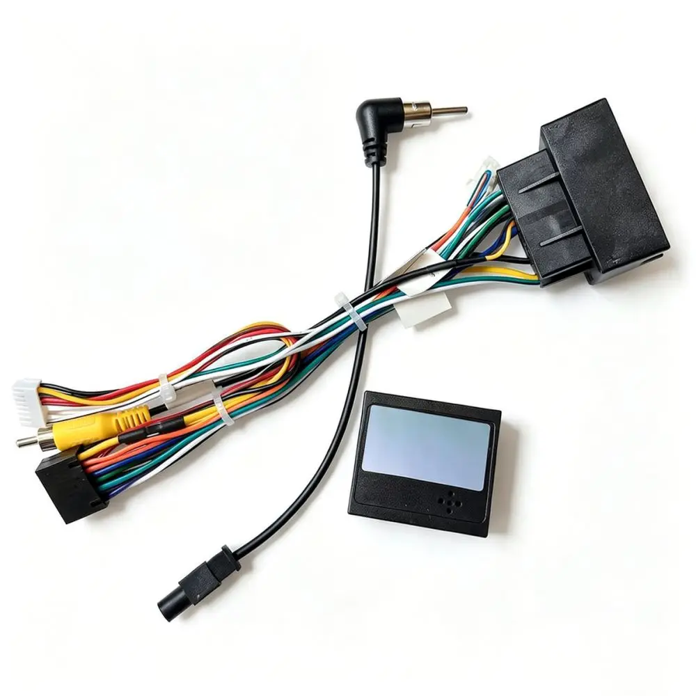 For For Volkswagen Golf 7 Android Navigation Power Wiring RZC Canbus Box Antenna Adapter Car Radio Multimedia Plug