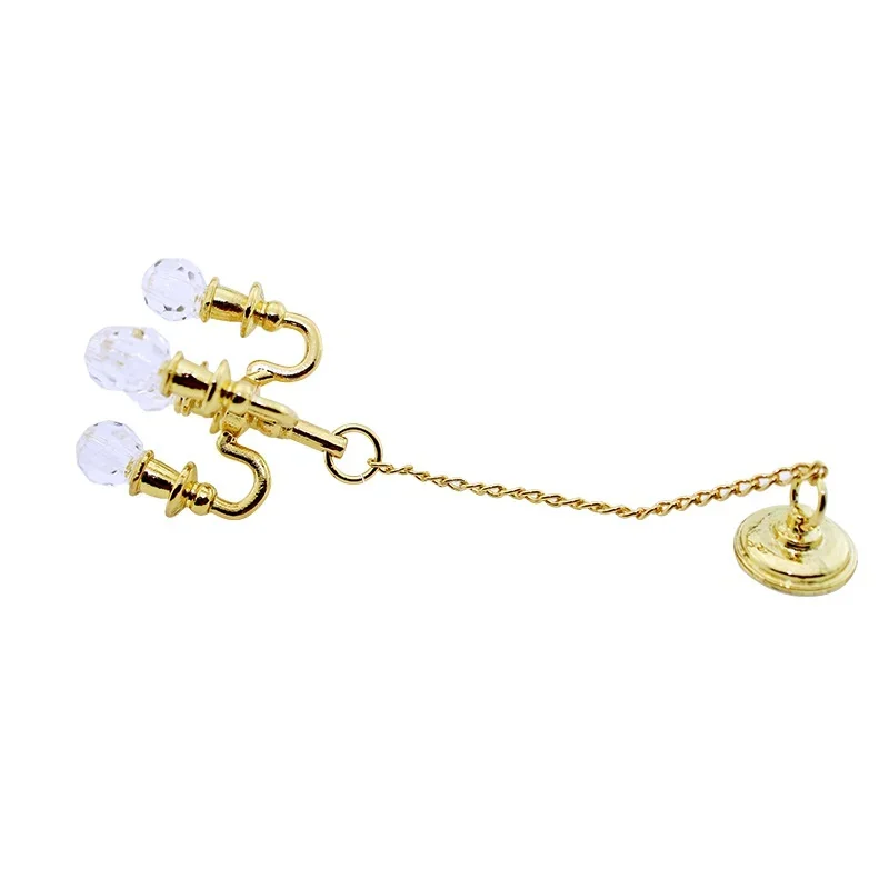 Juego De 2 Candelabros Vintage De Aleación Dorada Para Casa De Muñecas, Decoración En Miniatura De 4.6x3.2 Cm, Regalo Para Coleccionistas
