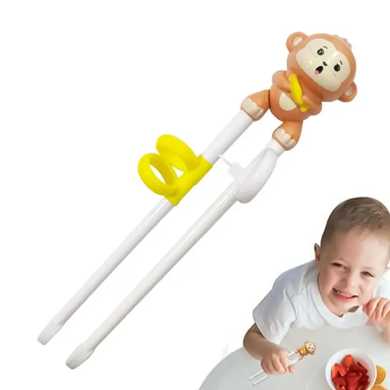 Reusable Silicone Cute Portable Chopsticks For Kids Learning Training Chopsticks Food Sticks Learner Kids Enlightenment