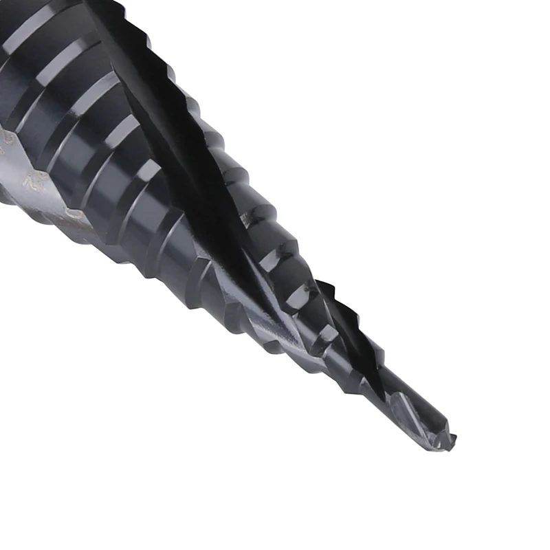 Free Shipping Hex Shank HSS Co M35 Cobalt TiAIN Spiral Groove 3 Flutes Step Drill Bits For Stainless Steel Iron Hole Opener saw