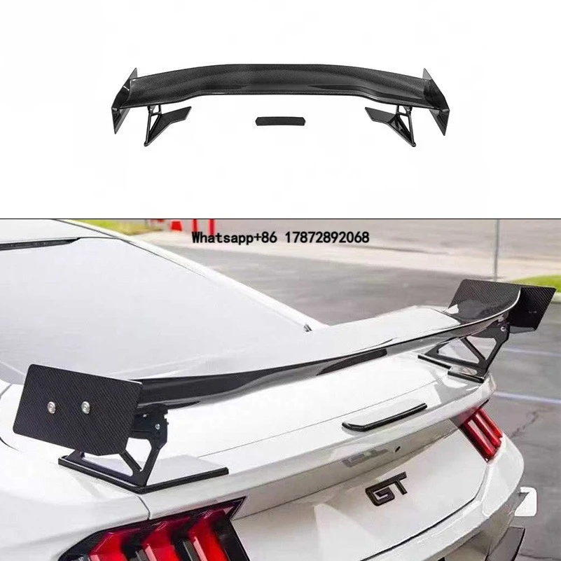 Real Carbon Fiber GT  Rear Trunk Spoiler for Mustang S650 EcoBoost GT Coupe 2024 2025 2026 Tail Boot Wing Spoiler