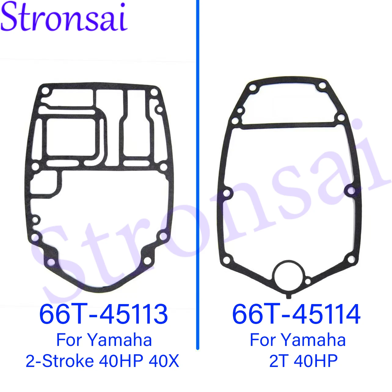 66T-45113 66T-45114 Upper Casing Gasket For Yamaha Outboard Motor 2T 40HP 40X E40X Boat Engine Replace Parts