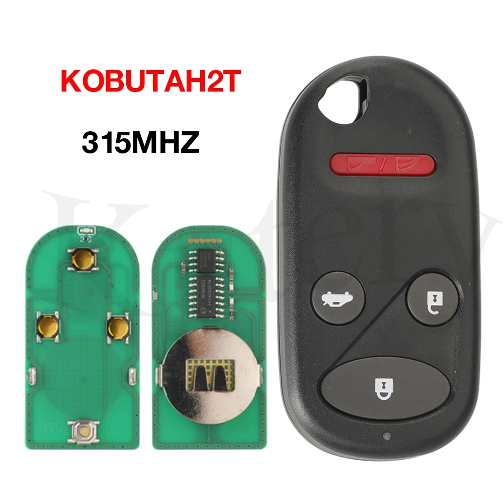 jingyuqin 4Button KOBUTAH2T 315MHz Keyless Remote Control Car Transmitter Key For Honda Accord Acura TL 1998 1999 2000 2001 2002