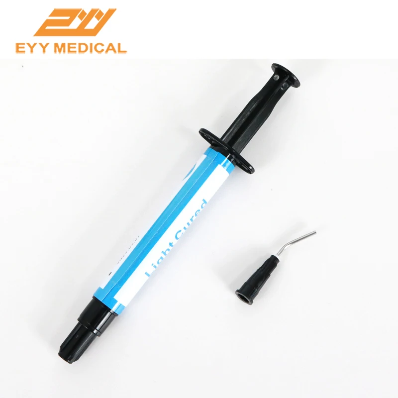 Dendal Light-curable Light Curing Composite barrier Resin Material Oral Filling Tools Delivery Tips Etch GelAdhesive Bonding