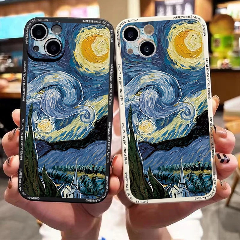 

Art Van Gogh Oil Painting Phone Case For Xiaomi Redmi Note 12s 11s 10s 12 11 10 13 Pro Plus 10C 12C 13C 12 4G 5G Cover