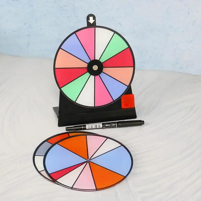 SpinningPrize-rueda giratoria para actividades de mesa, rueda de la suerte, juego de La Fortuna, ruleta