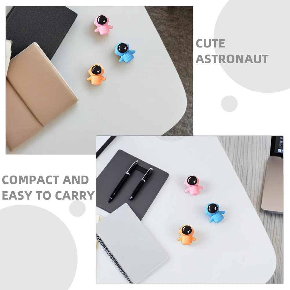 

20 Pcs Astronaut School Supplies Classroom Mini Erasers Adorable Cartoon Creative