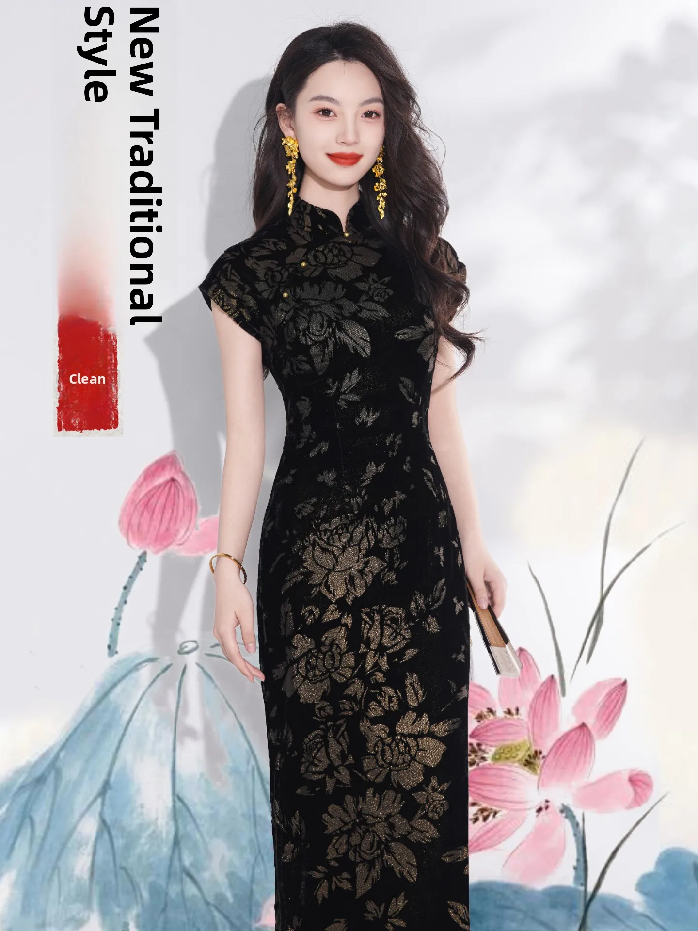 

Вечернее платье Bla 2026: Новая улучшенная модель в китайском стиле для женщин, модное, приталенное, класса люкс