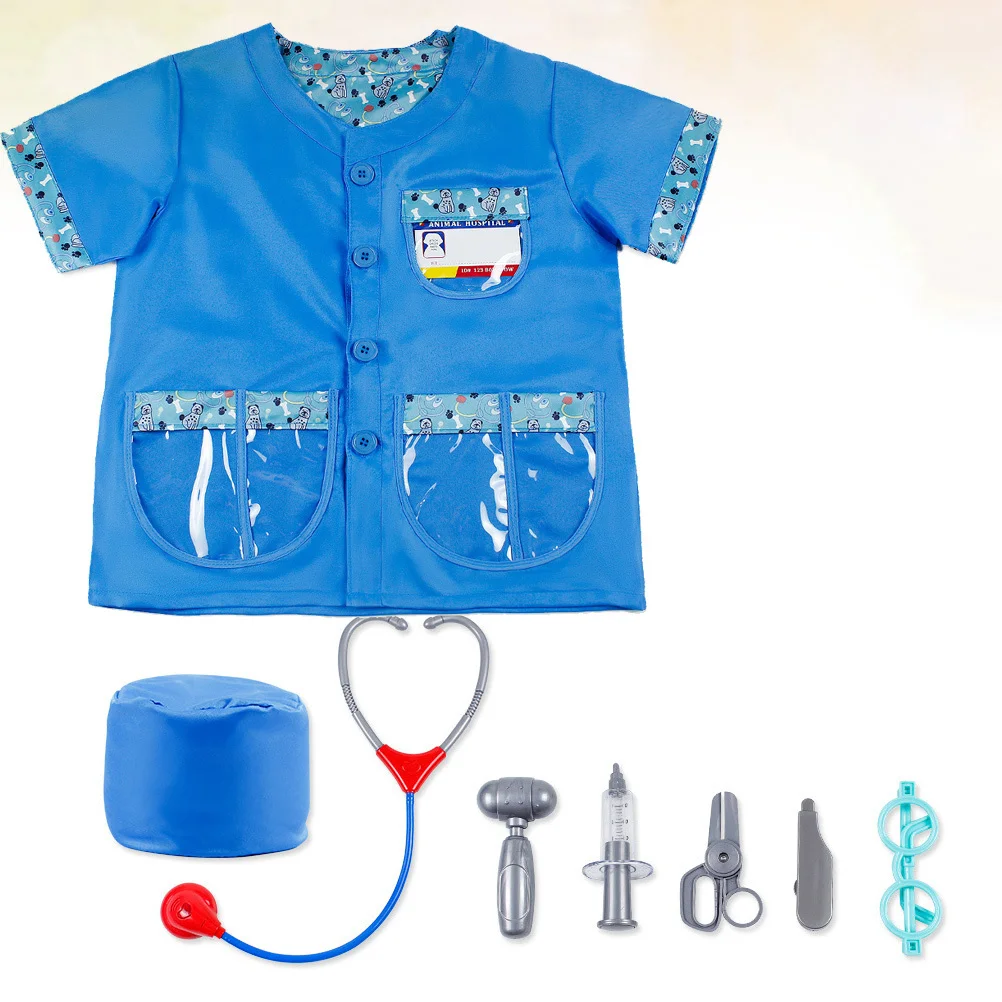 

Cosplay Suit Breathable Costume Veterinary Outfits Profession Easy to Wear