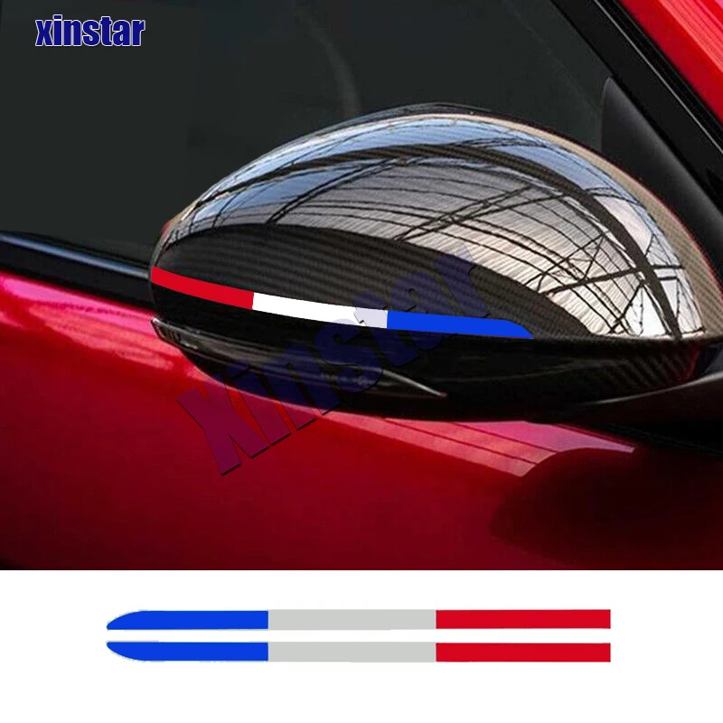 

2X Car Rearview Mirror Sticker For Peugeot GTLINE 106 107 108 205 206 207 208 306 307 308 407 508 2008 3008 Auto Accessories