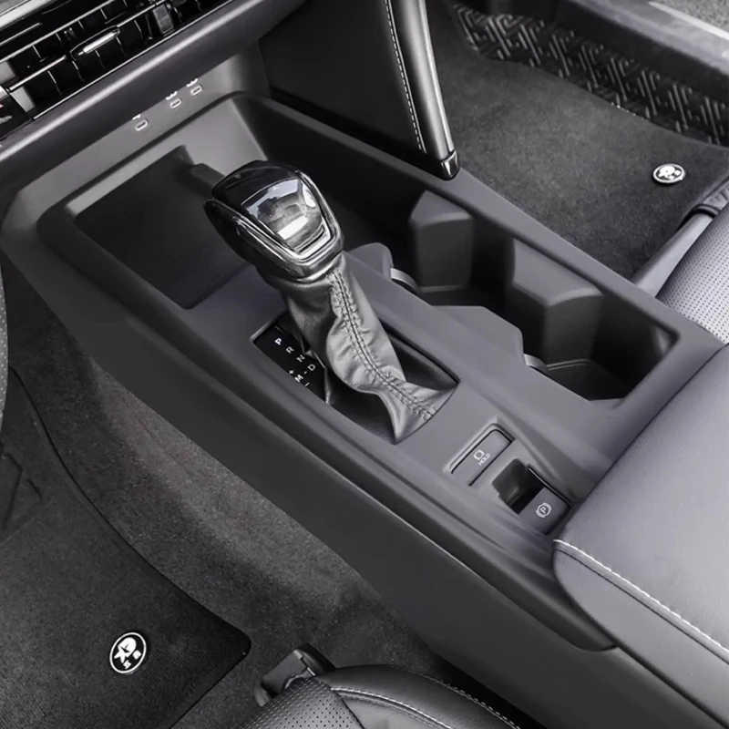 Dla Toyota Camry XV80 2024 2025 Silikonowy panel zmiany biegów do wnętrza samochodu z uchwytem na kubek na wodę Pokrywa podnoszenia okna — zdjęcie 3