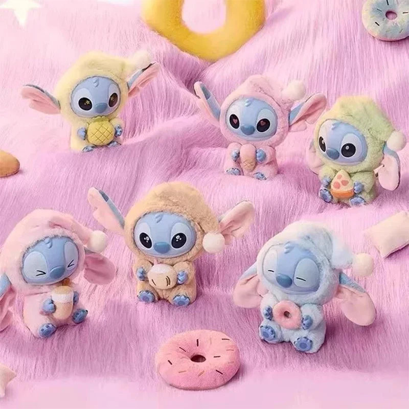 

Miniso New Stitch Doll Series Plush Vinyl Toys Blind Box Cute Doll Replica Mystery Gift Pendant Decorative Ornaments