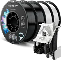 4 Rolls/4KG Original Creality CR PETG 3D Printer Filament 1.75mm High Precision Strong Toughness Odorless Black Red White Blue