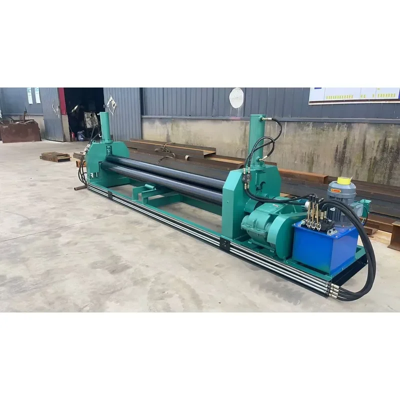 CE Certification Semi-automatic Metal Bending Rolling Machine Labor Saving Stable Running for Small Pressure Vessel Making