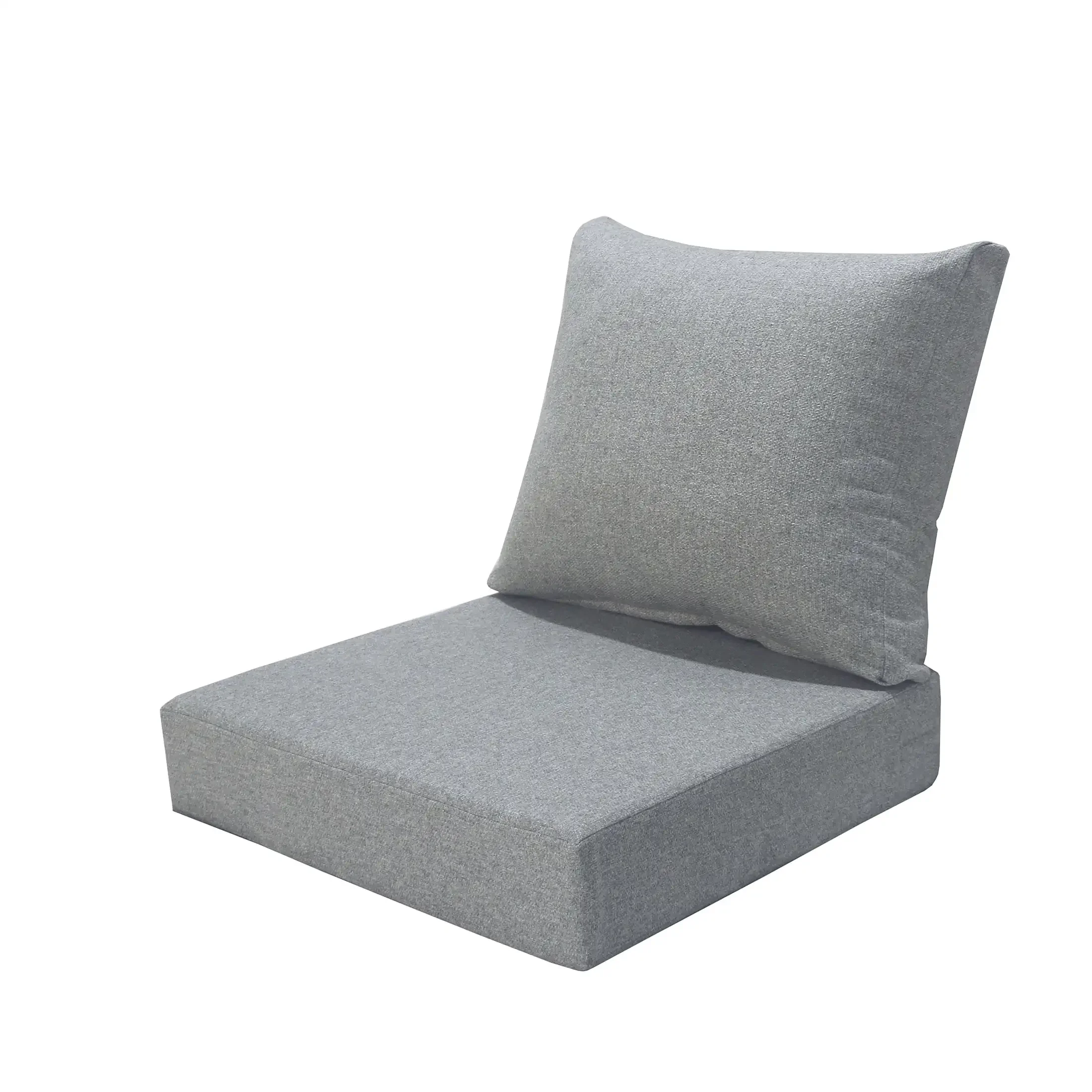 

24"x 24" Premium Gray Outdoor 2 Piece Deep-Seat Cushion